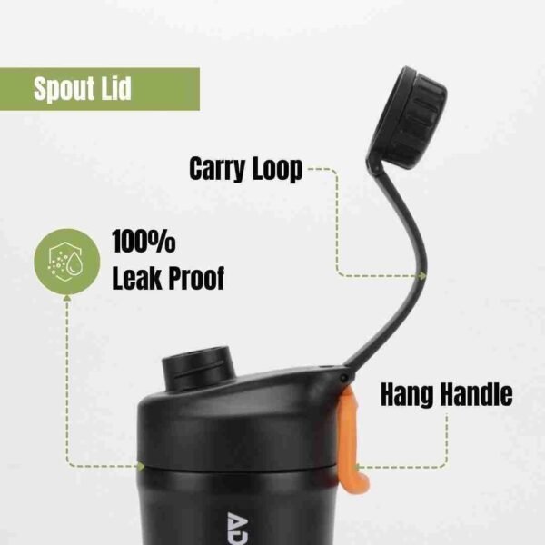 Ozizo M63 Insulated Protein Shaker with Mixing Spring, Carton (24 units per color) - Image 5