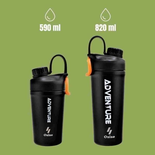 Ozizo M63 Insulated Protein Shaker with Mixing Spring, Carton (24 units per color) - Image 3