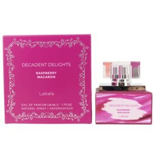 DECADENT DELIGHTS RASPBERRY MACARON WOMEN EDP - 50ML 1.7OZ BY LATTAFA